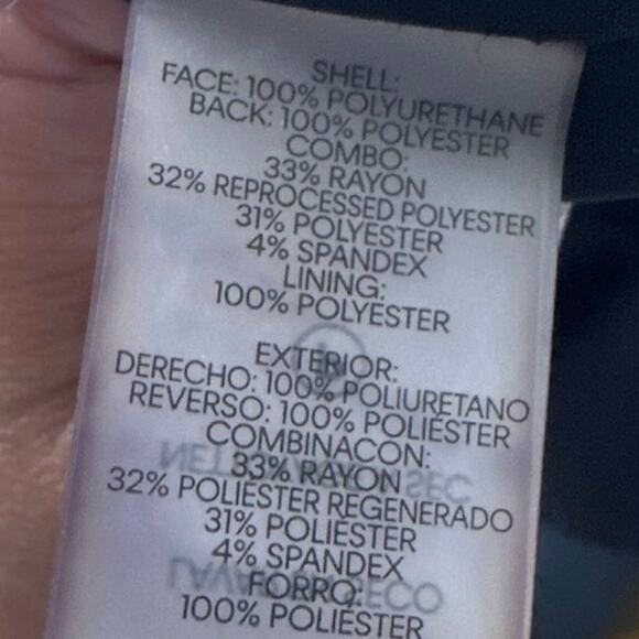 Calvin Klein Faux-Leather Midi Pencil Skirt – Black, Size 8 - Picture 5 of 6